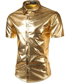 Monki Metallic Shirt
