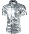 Monki Metallic Shirt